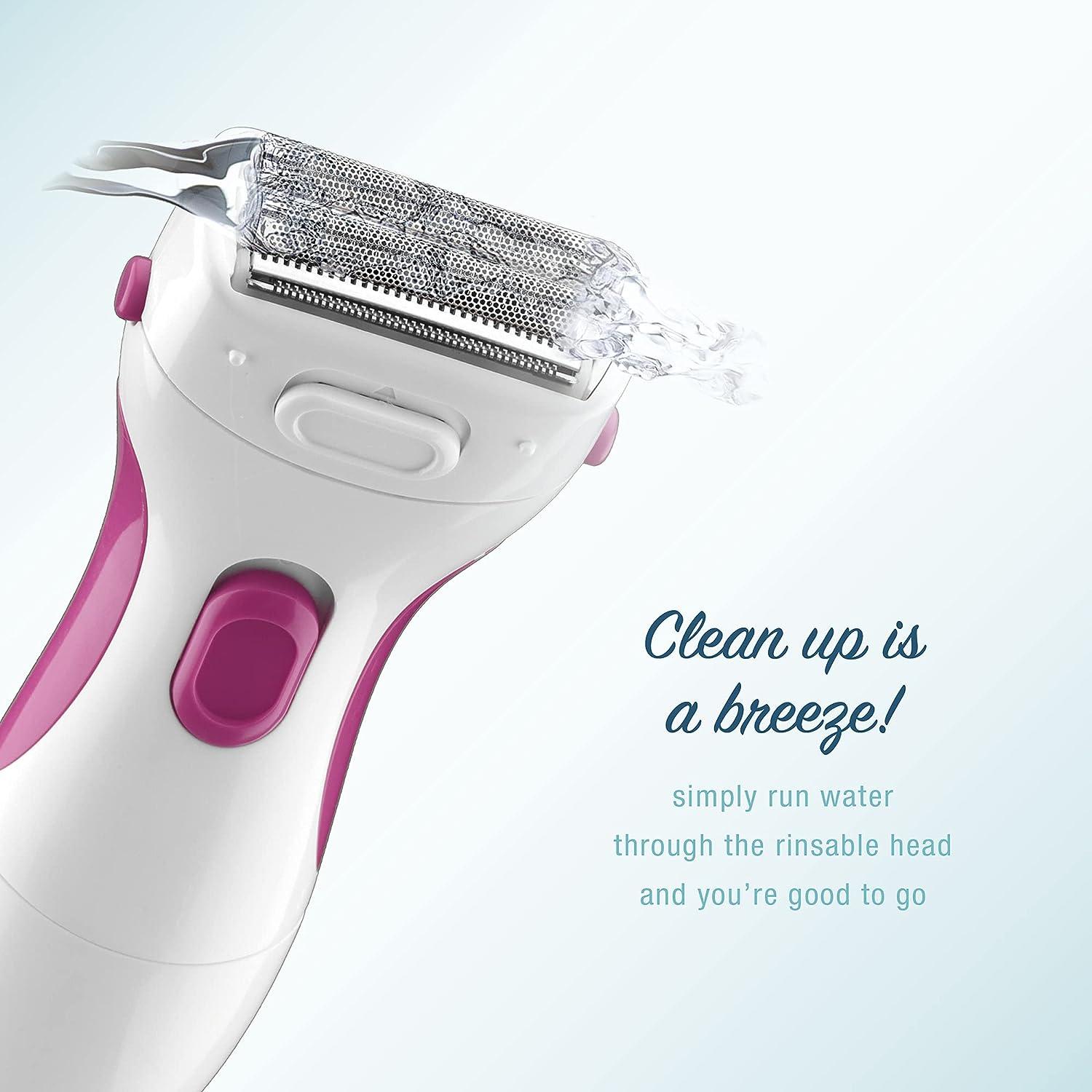 Conair Body and Facial Hair Removal for Women Cordless Electric Dual