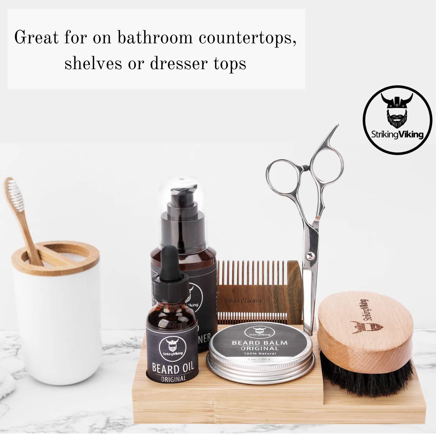 Beard Caddy Organizer for Grooming Products Men's Bathroom Organizer