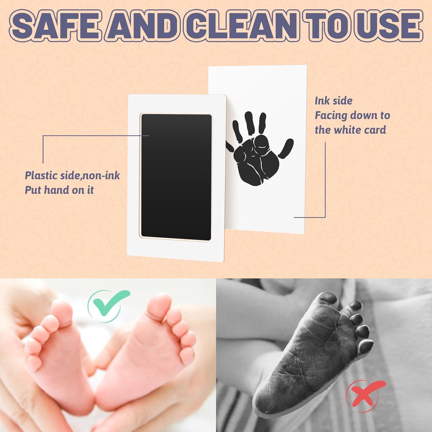 Anyfirst Baby Footprint Kit & Handprint Kit For Baby Girl Gifts Newborn