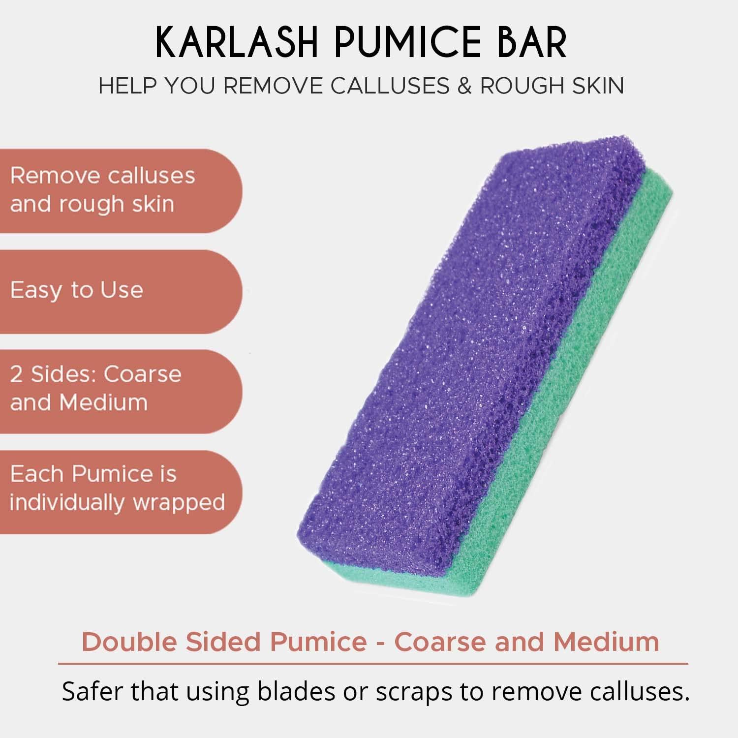 Karlash Professional Pedicure Foot Pumice Stone for Feet Skin Callus