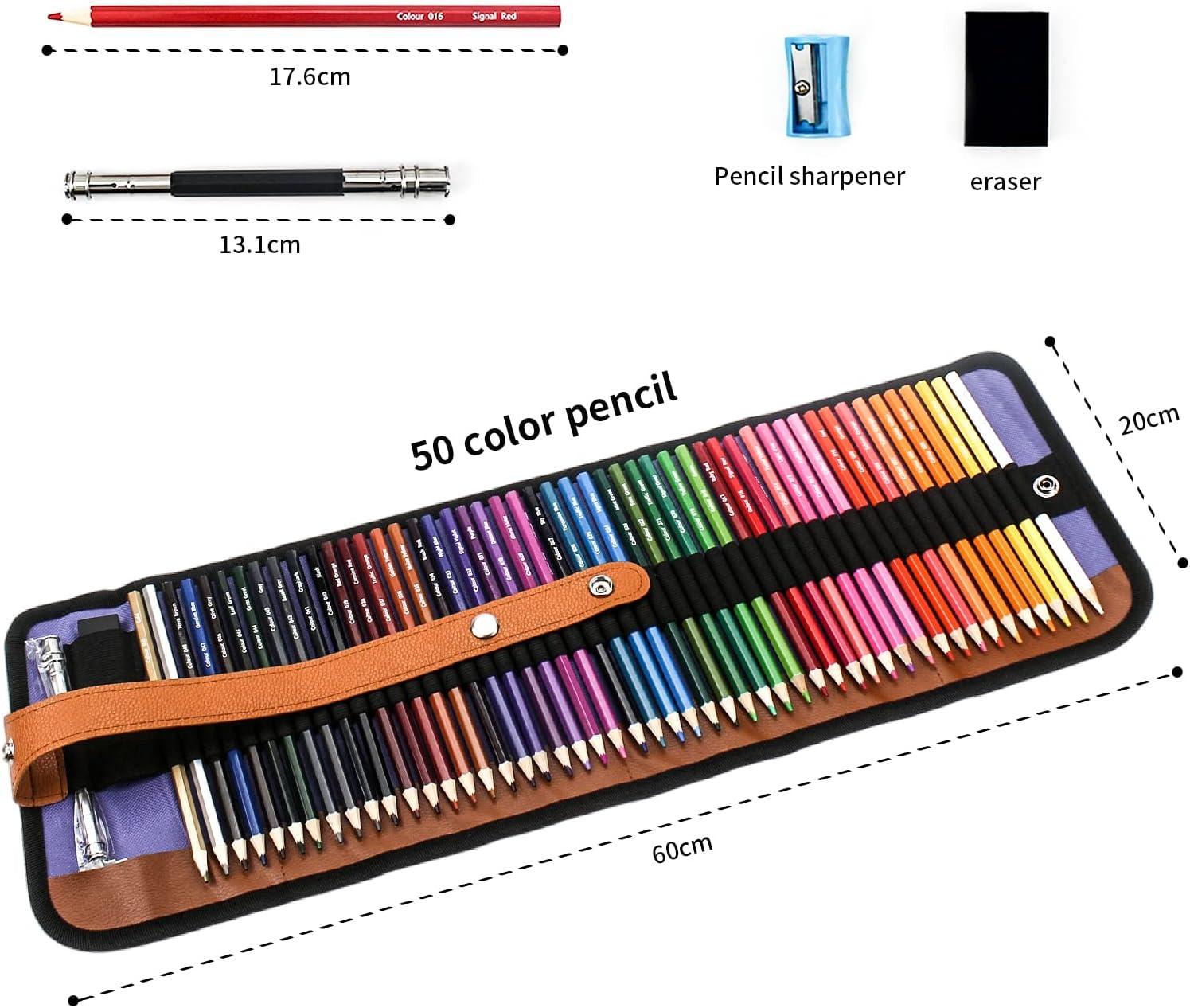 Xonex Art Pod Color Pencil Travel Set color pencils eraser sharpener