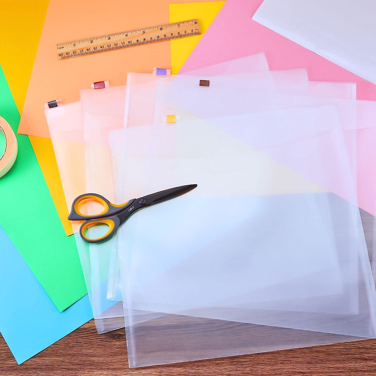 Document Folder Waterproof File Folder with Plastic Sleeves Sheet