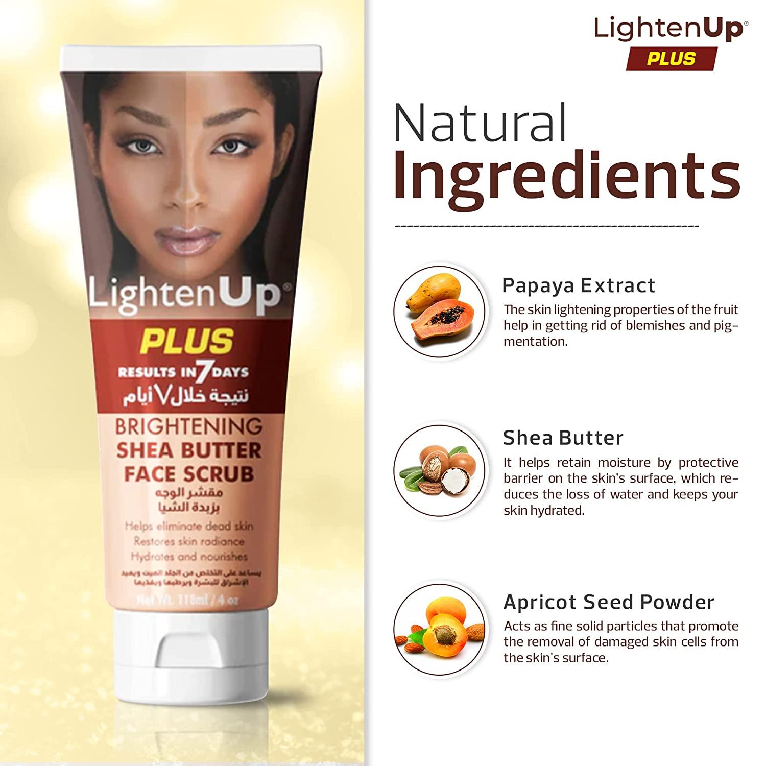 LightenUp Face Wash 4 fl oz / 118 ml Dark Spot Remover, Uneven Skin