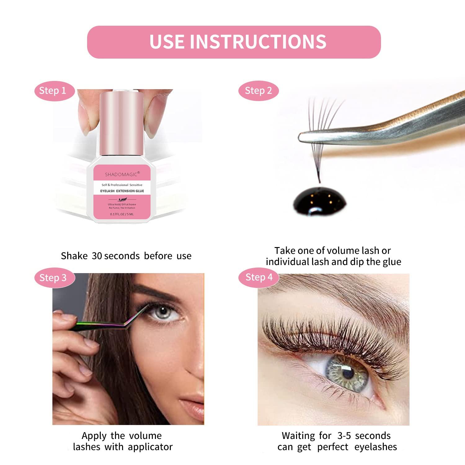 Sensitive Eyelash Extension Glue No Fume Lash Extension Glue for False