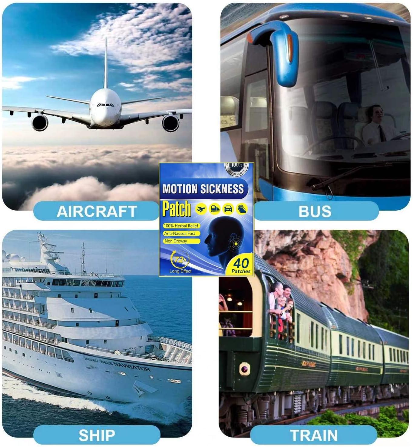 apooto 40Count Motion Sickness PatchesAnti Nausea Sea Sickness Patch