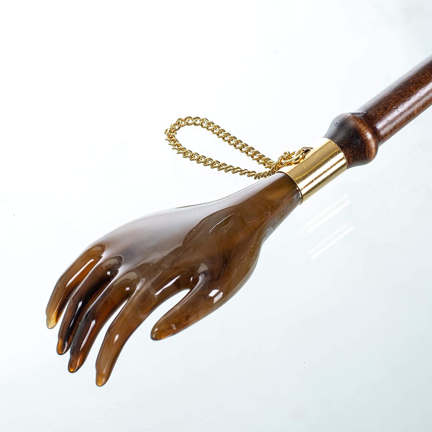 ItalianMade Beechwood Shoe Horn Back Scratcher 21