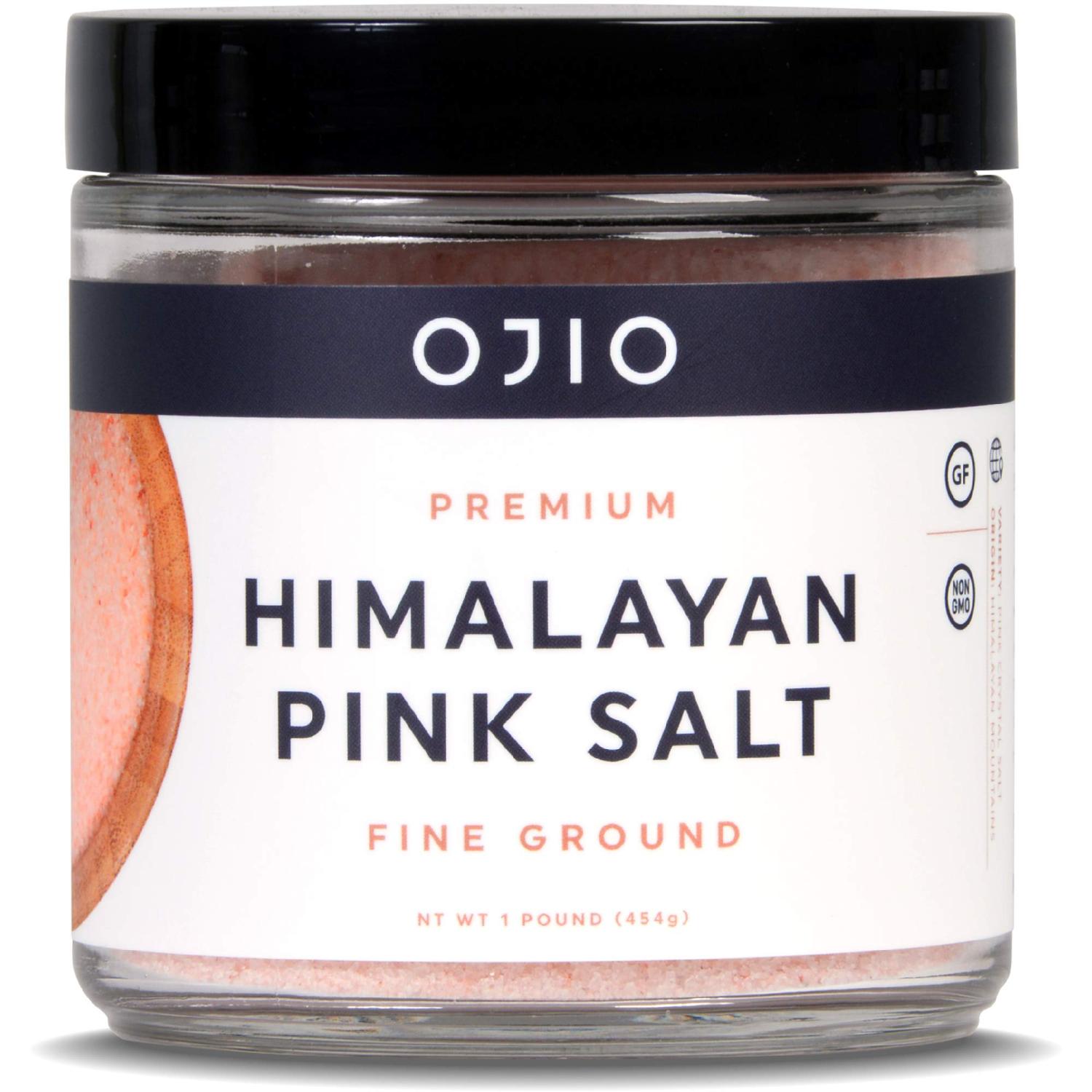 Ojio Himalayan Pink Fine Grain Salt No AntiCaking Agents Pure Culinary