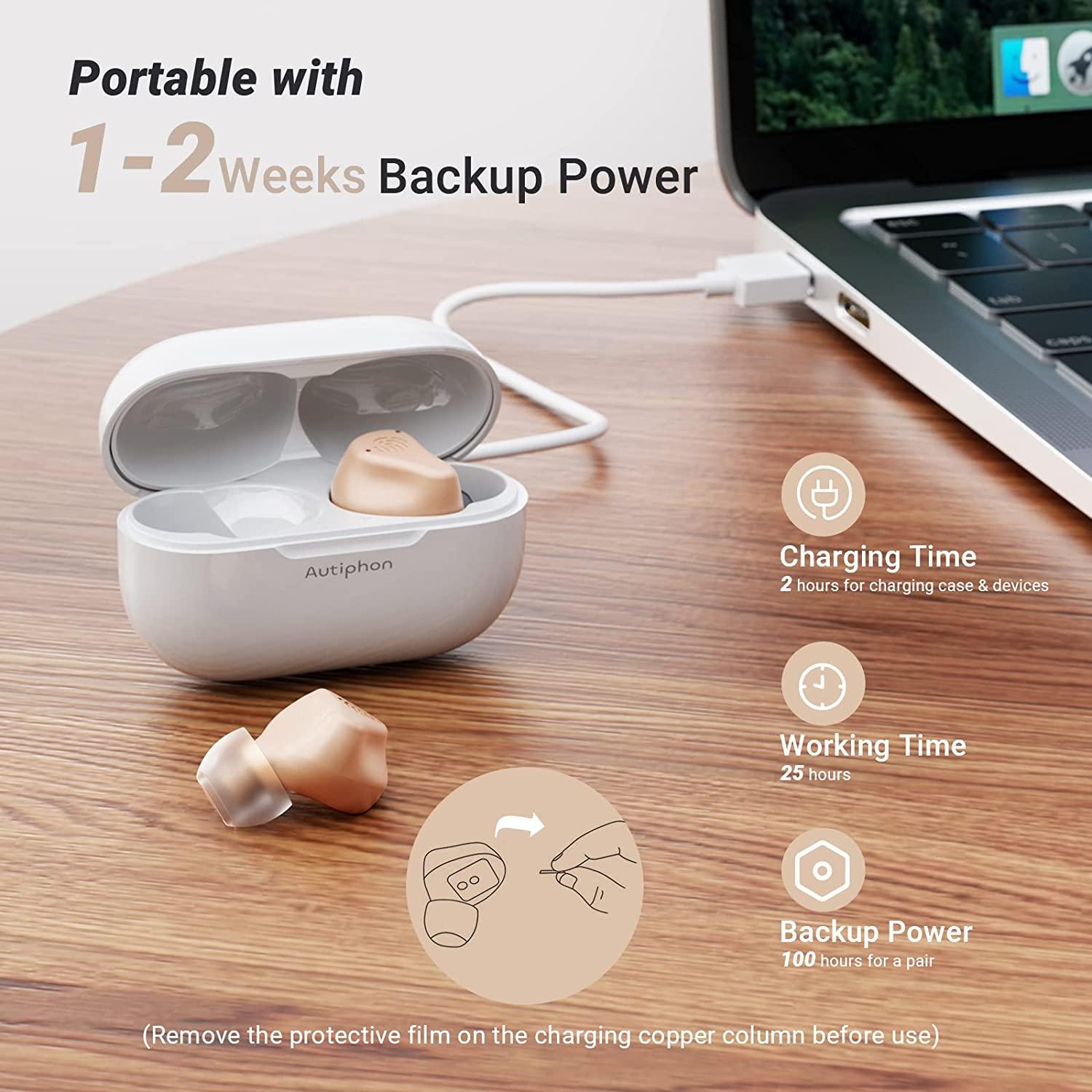 Autiphon AT216 Pro Rechargeable Hearing Aids for Seniors & Adults 16