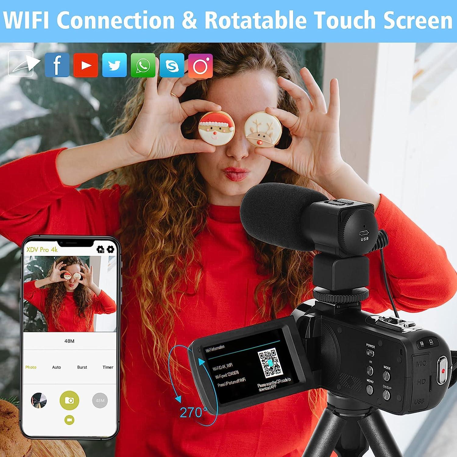Camcorder with wifi control shop