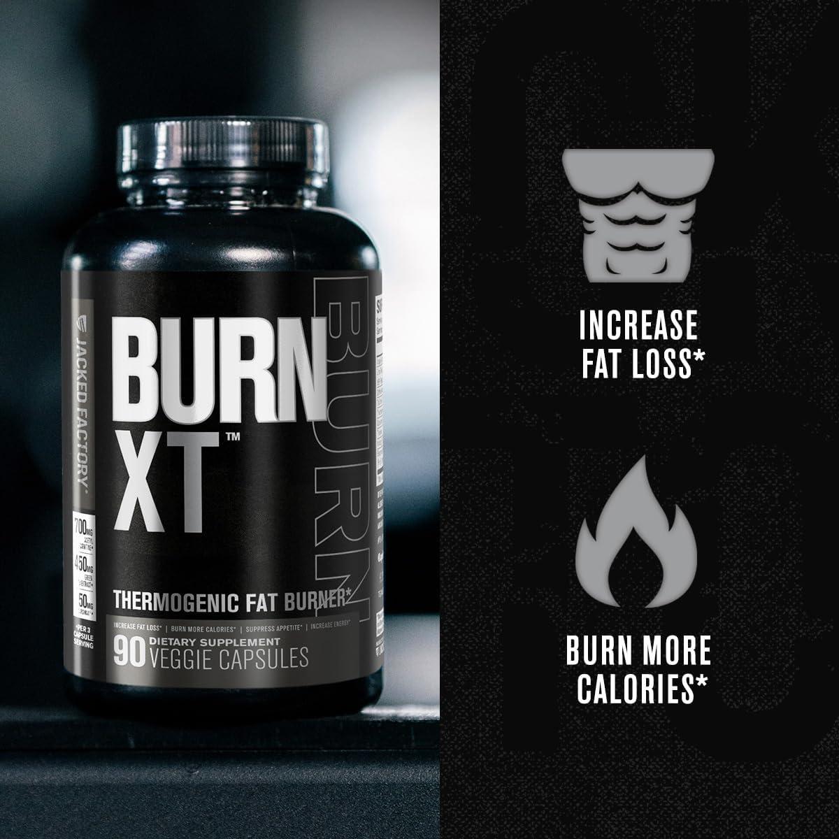 Burn XT Black Thermogenic Fat Burner Weight Loss Supplement, Appetite