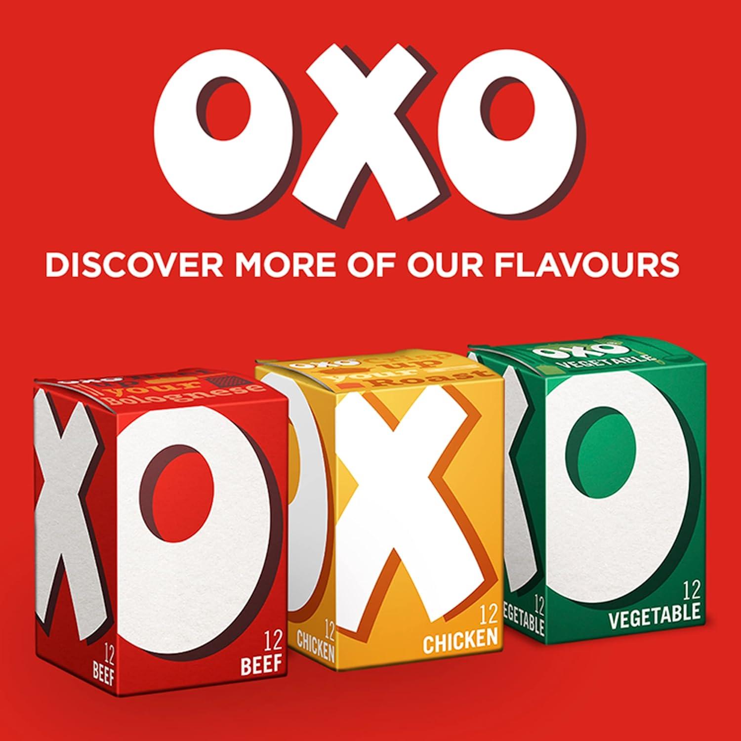 OXO 24 Beef Stock Cubes 142g - Made with Authentic Meat Juices