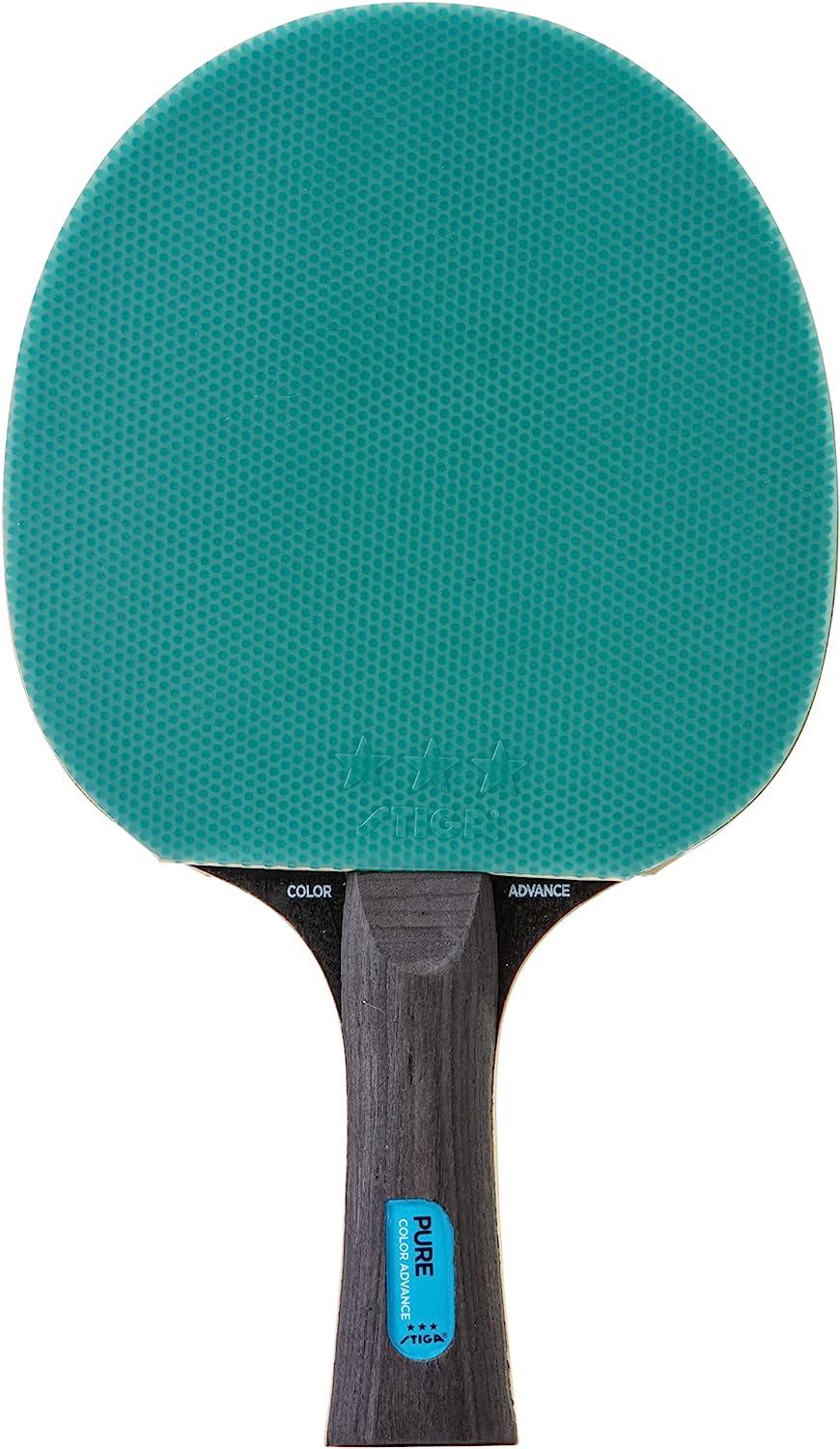 STIGA Pure Color Advance Table Tennis Racket Performance Level Ping Pong Paddle Blue