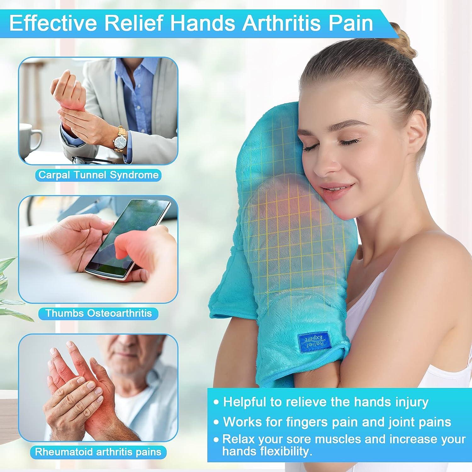 Relief Expert Microwavable Heated Gloves for Arthritis Pain Relief 1 Pair