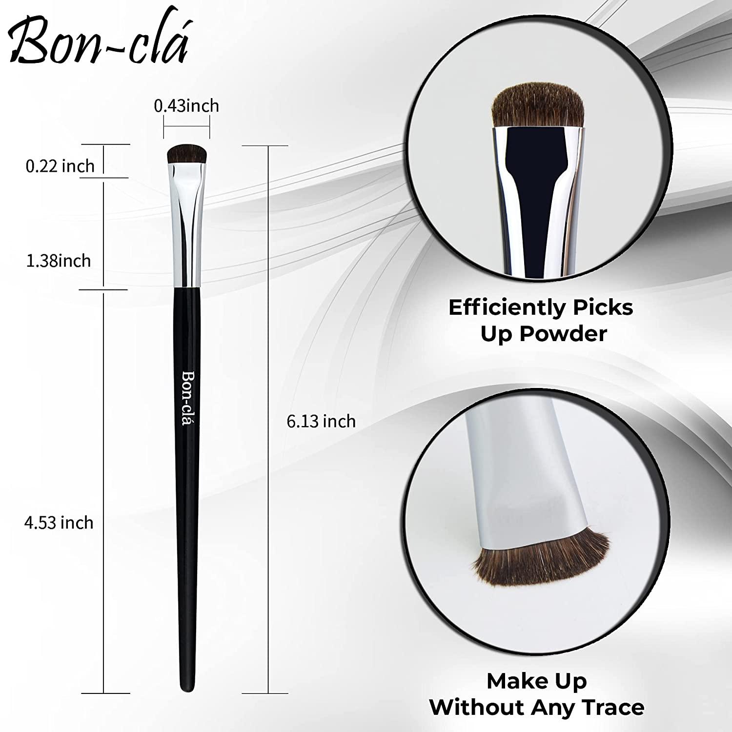 Boncl Eyeshadow Smudge Brush Perfect for Creasing, Cat Eye & Halo