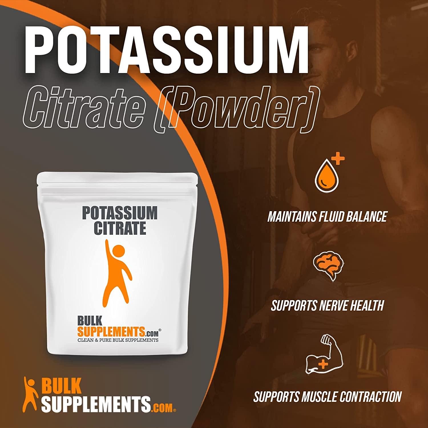 Potassium Citrate Powder 1kg Electrolyte Supplement