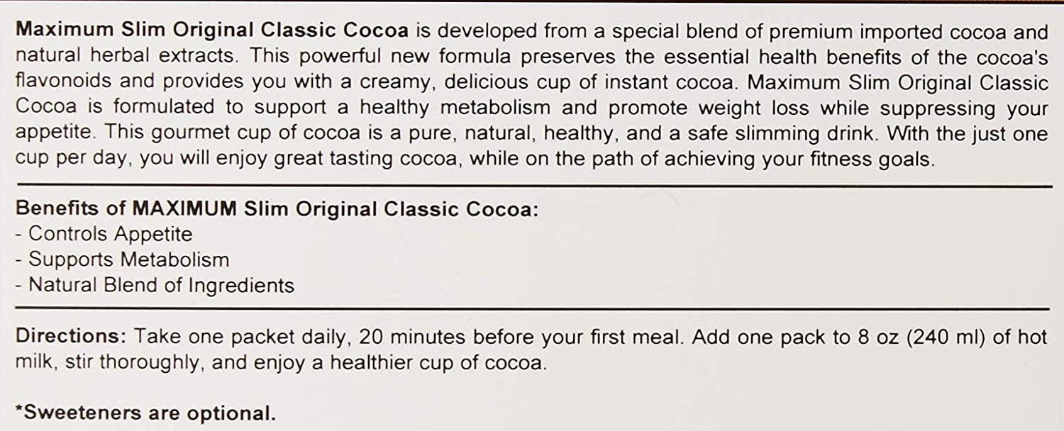 Premium Cocoa Effective Formula. Maximum Control. Maximize Your