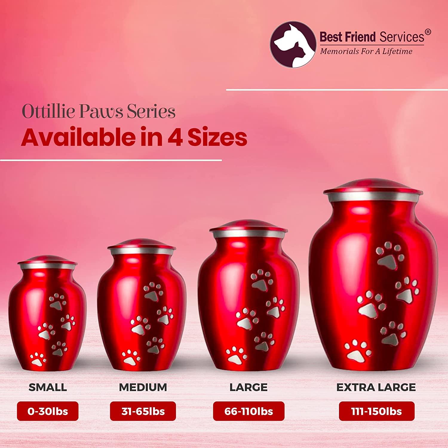 Best Friend Services Pet Urn Ottillie Paws Legacy Memorial Pet