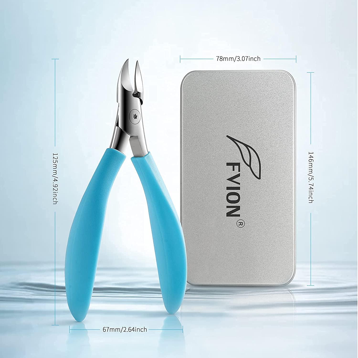 Podiatrist Toenail Clippers,Professional Thick & Ingrown Toe Nail Clippers  for Seniors,Pedicure Clippers Toenail Cutters 