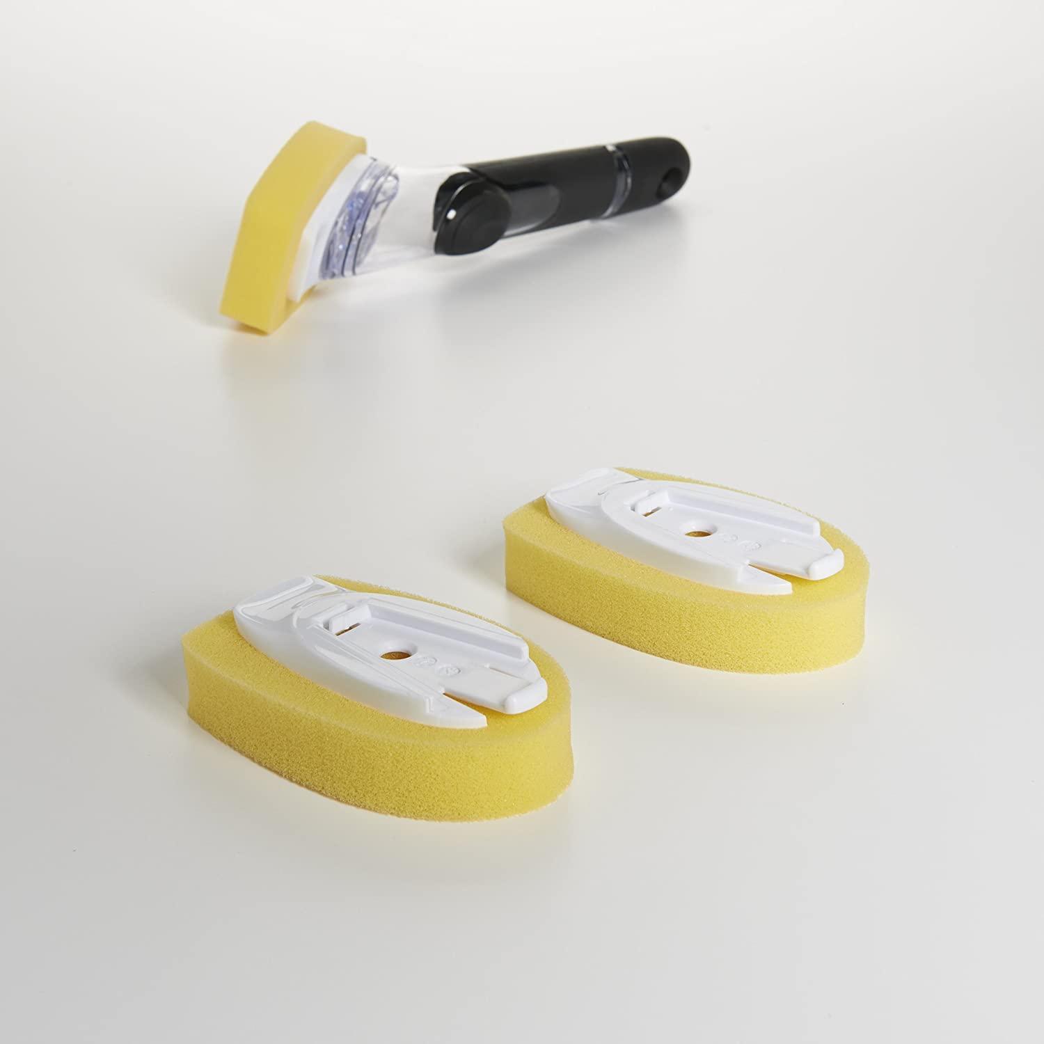 OXO Good Grips Soap Dispensing Dish Sponge Refills, 2-Pack,Yellow,1 EA  2-Pack Dish Sponge Refills