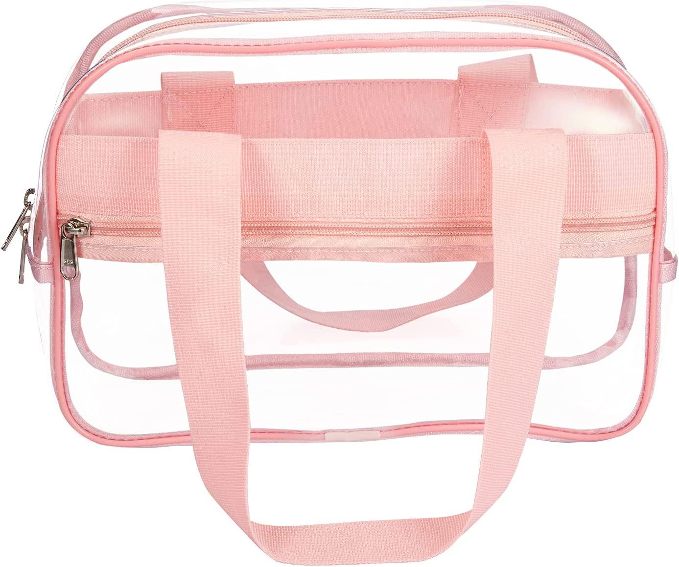  Auseibeely Clear Cosmetics Bag Toiletry Bag, Large