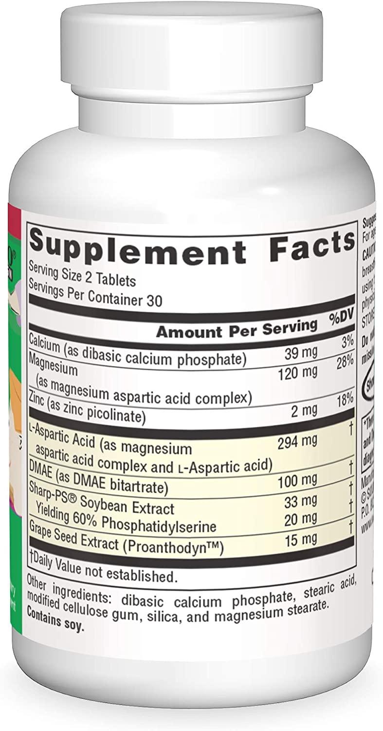 Source Naturals Attentive Child 60 Tablets Focus & Clarity Supplement