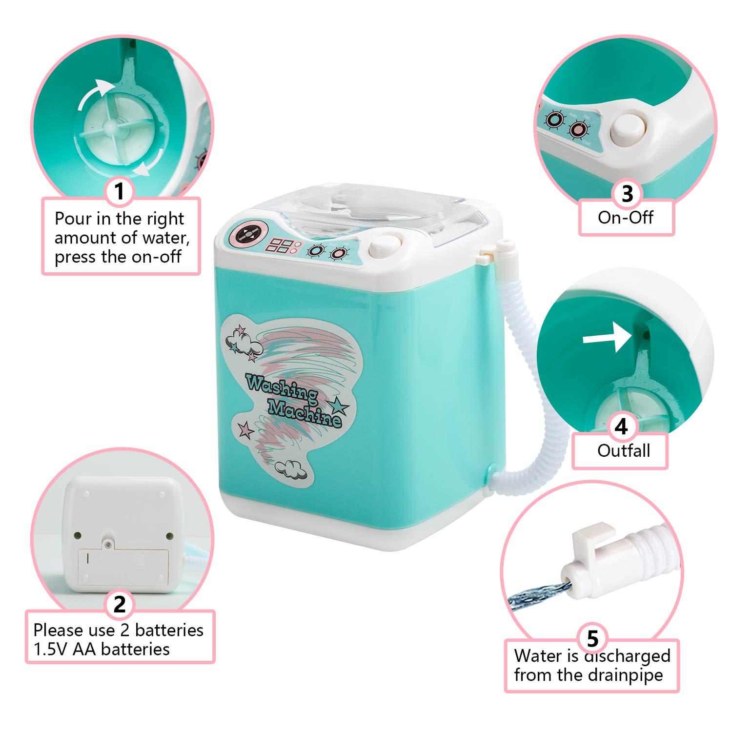 Mini electric sale washing machine dollhouse