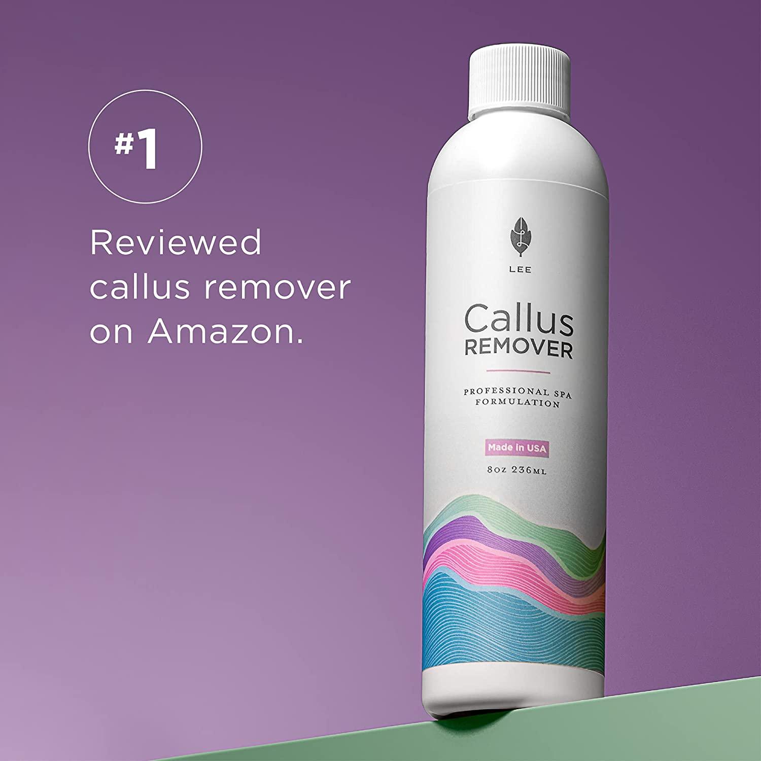 Lee Beauty Professional Callus Remover for Feet - 8 Oz, Original, Powerful  Formulation - Extra Strength Gel, Home Pedicure Foot Spa Results - Cracked