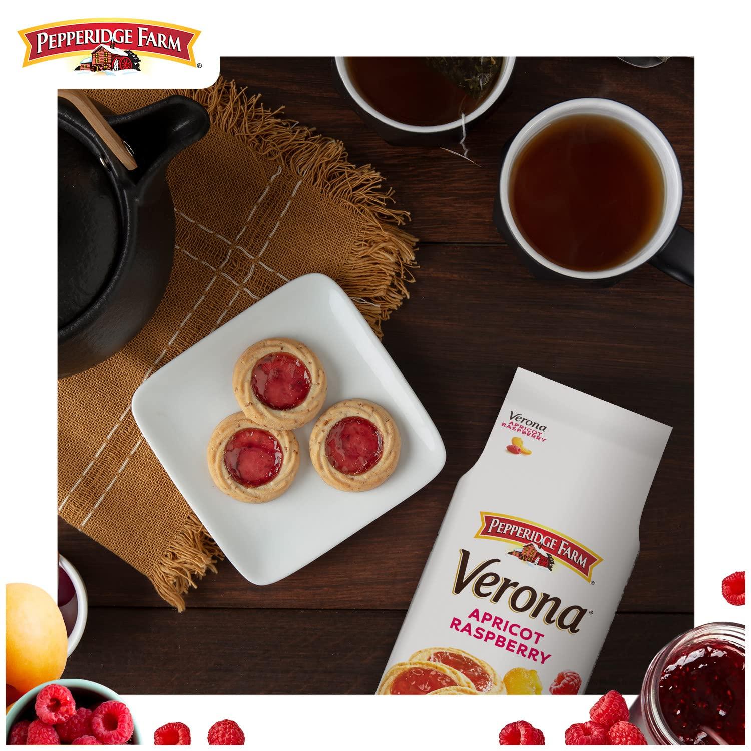 Pepperidge Farm Verona Apricot Raspberry Thumbprint Cookies 6.75 oz