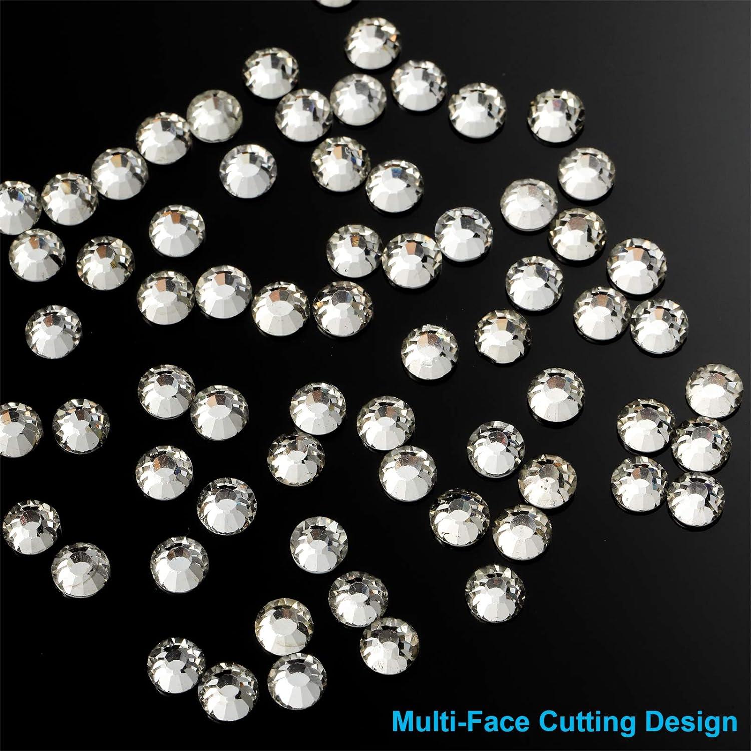 3000PCS Mix DIY Crystals Nail Set Flat Rhinestones Gem Bling Diamante Nail  Art