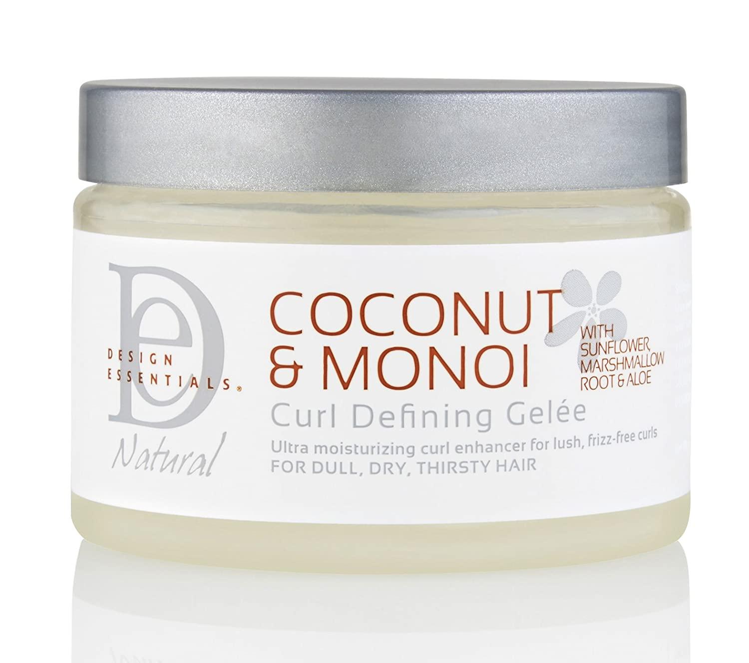 Design Essentials Natural Coconut & Monoi Curl Defining Gelee, with
