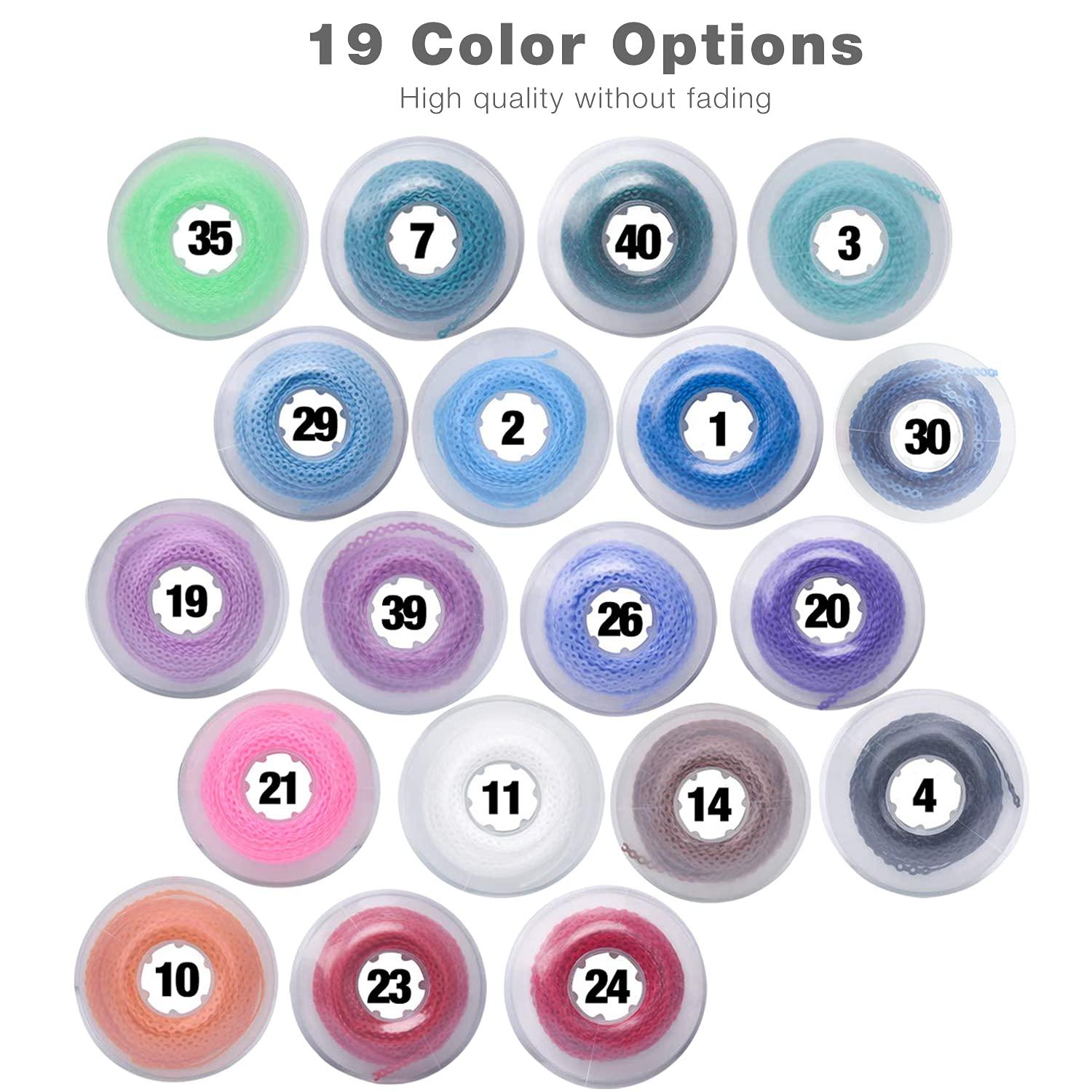 Colourful Dental Orthodontic Elastic Rubber Band Power Chain for Braces