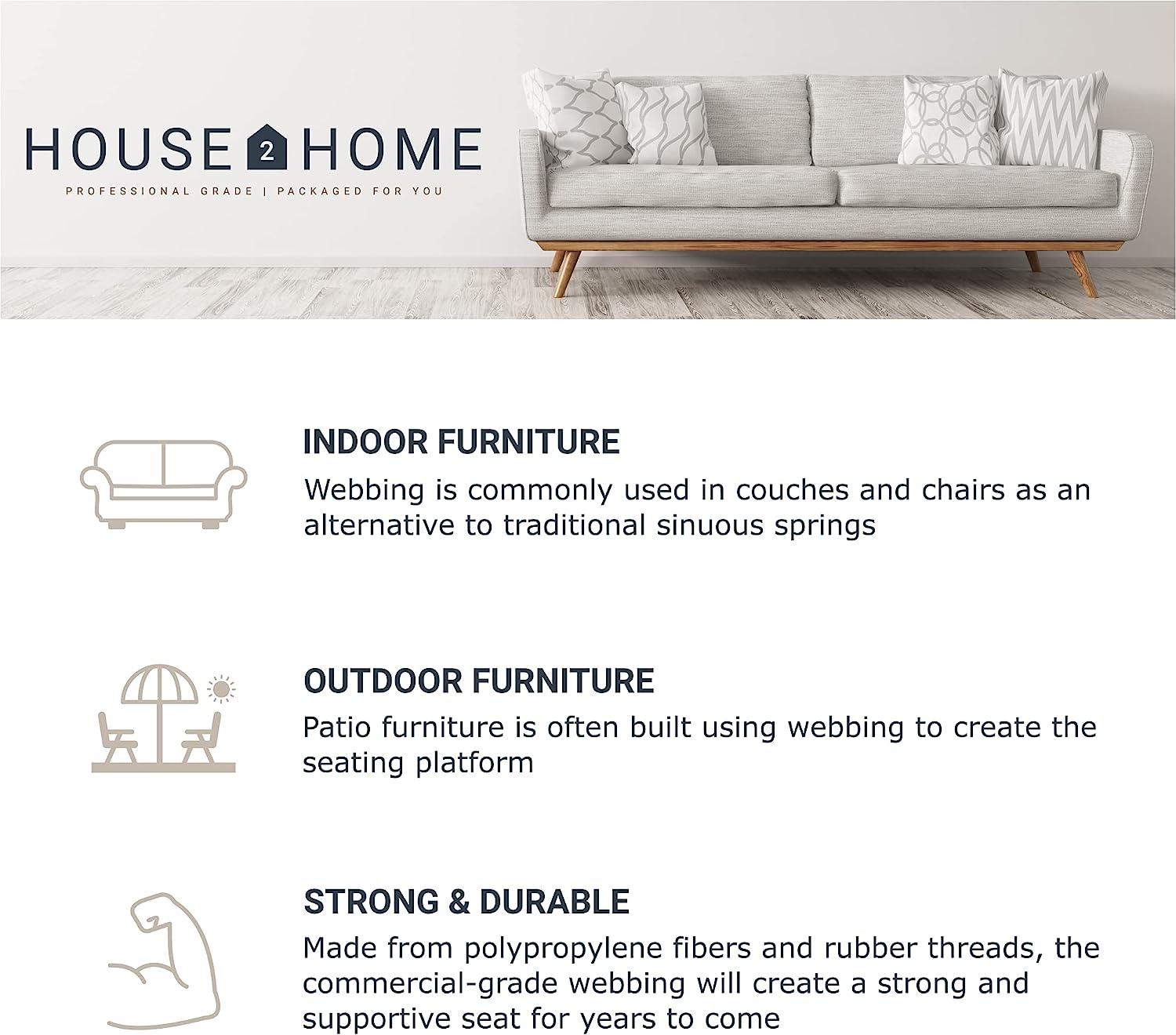 Webbing For Lawn Chairs 60ft Elastic Webbing (3