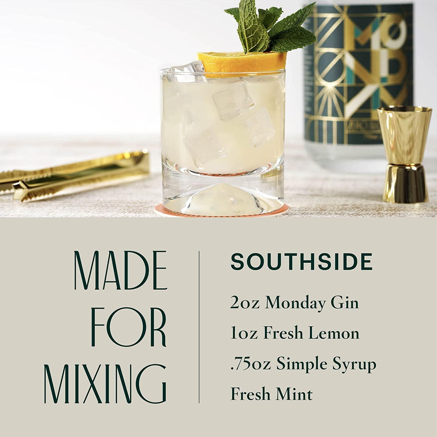 MONDAY Zero Alcohol Gin + Whiskey Variety Pack Award Winning Non