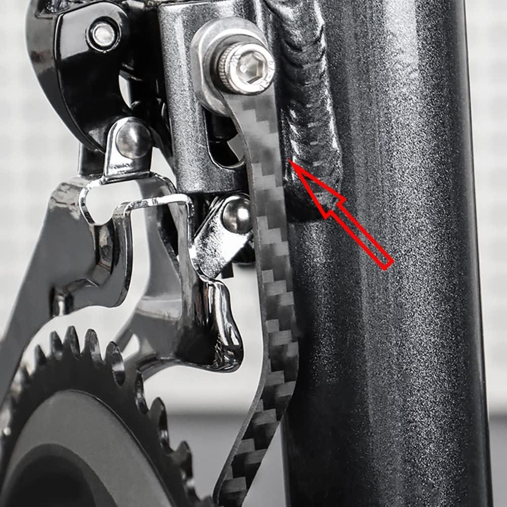 Chain Drop Preventer Protector - Aluminum Alloy Road Bike Chain Catcher For  34T-53T Chainrings Bike Chain Guide