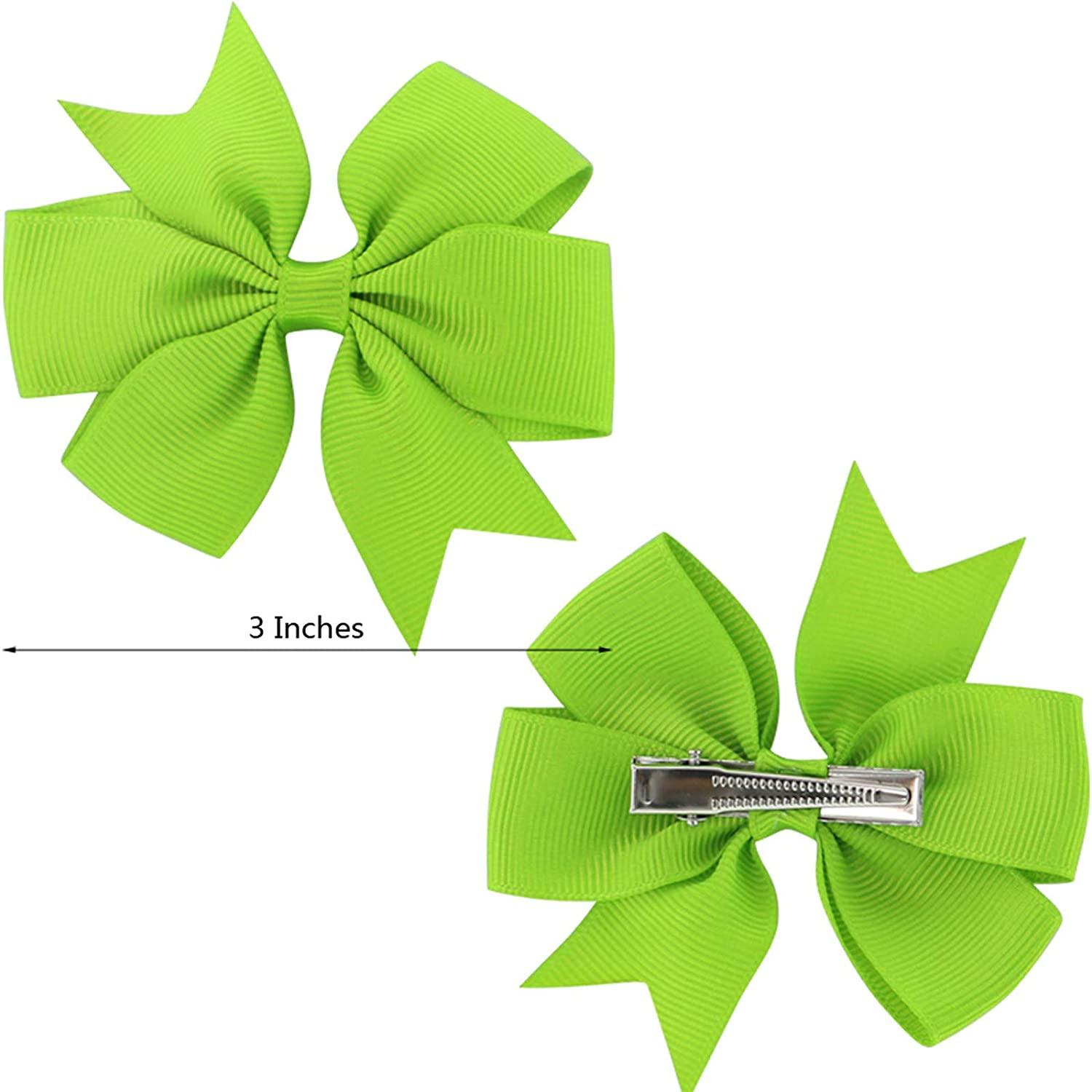 6 INCH BIG BOWS BOUTIQUE HAIR CLIP PIN ALLIGATOR CLIPS GROSGRAIN
