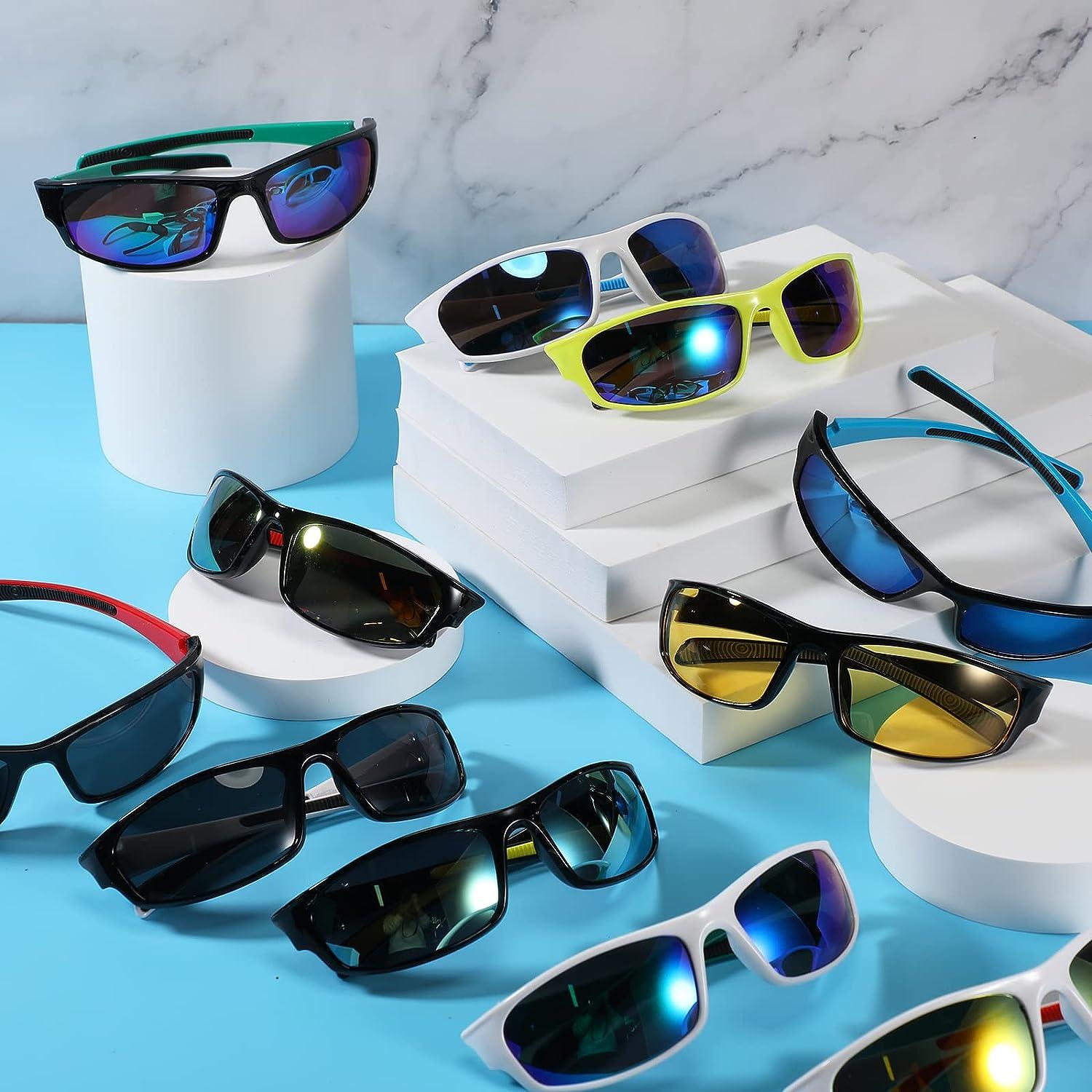 Polarized Sports Sunglasses for Men Flexible Frame Sunglasses for Cycling  Running Driving Fishing Hiking Trekking 