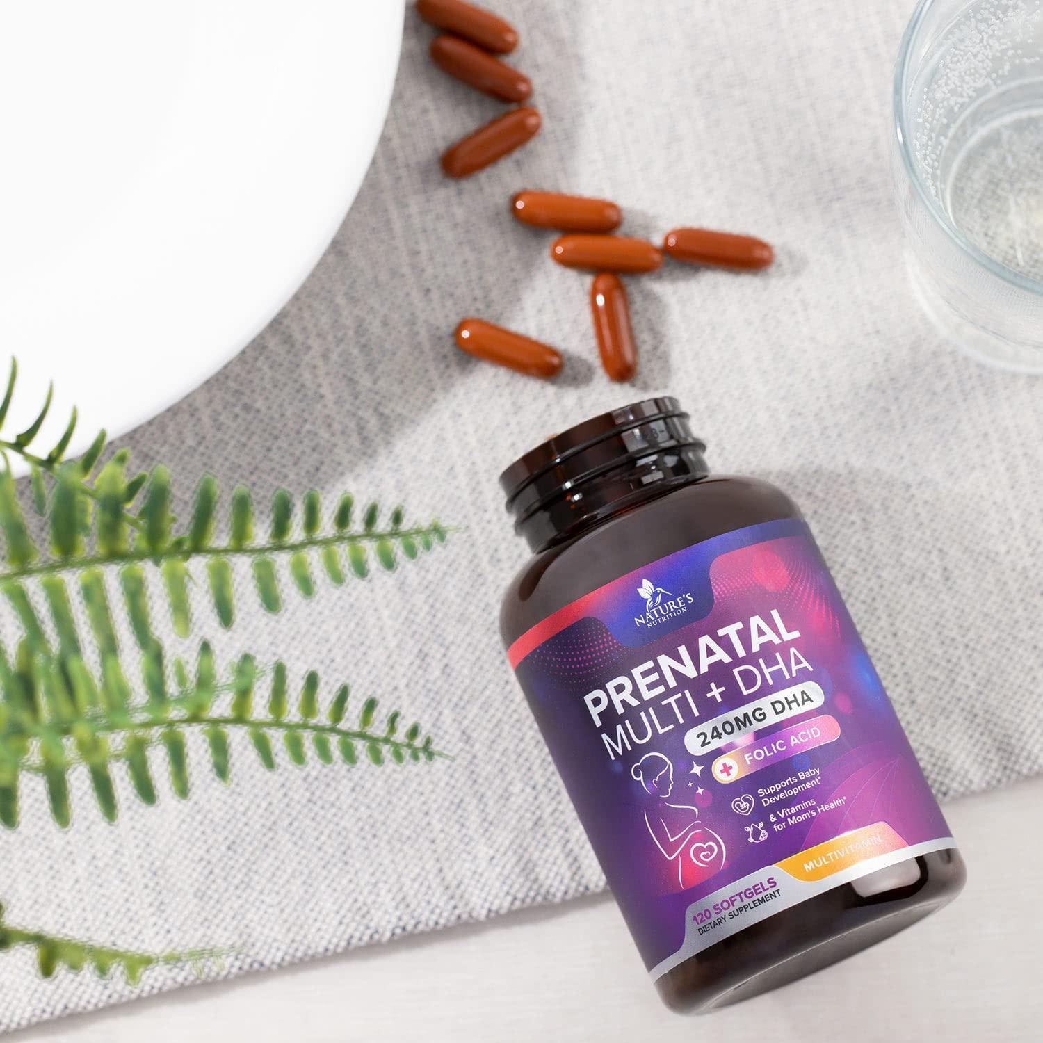 Prenatal Vitamins with DHA, Folic Acid & Essential Nutrients 120