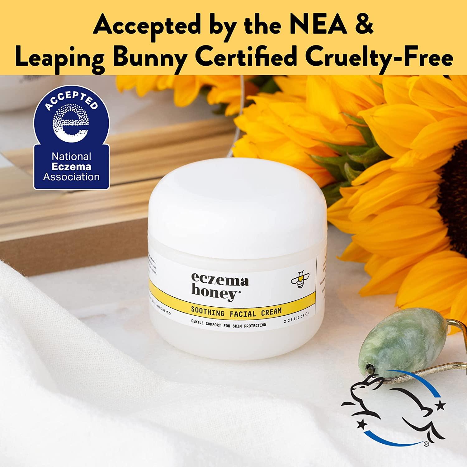 Eczema Honey Soothing Facial Cream for Sensitive Skin Hydrate, Nourish