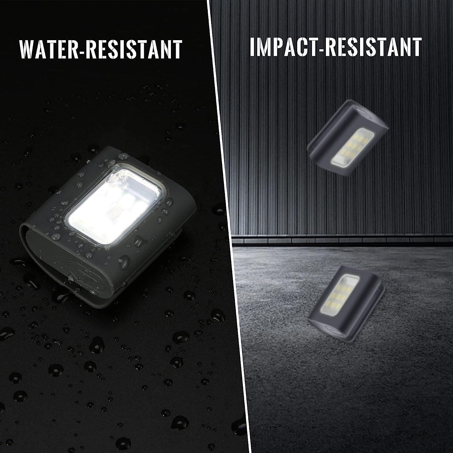 Clip on Running Lights, 2Pack Rechargeable Night Light with Strong