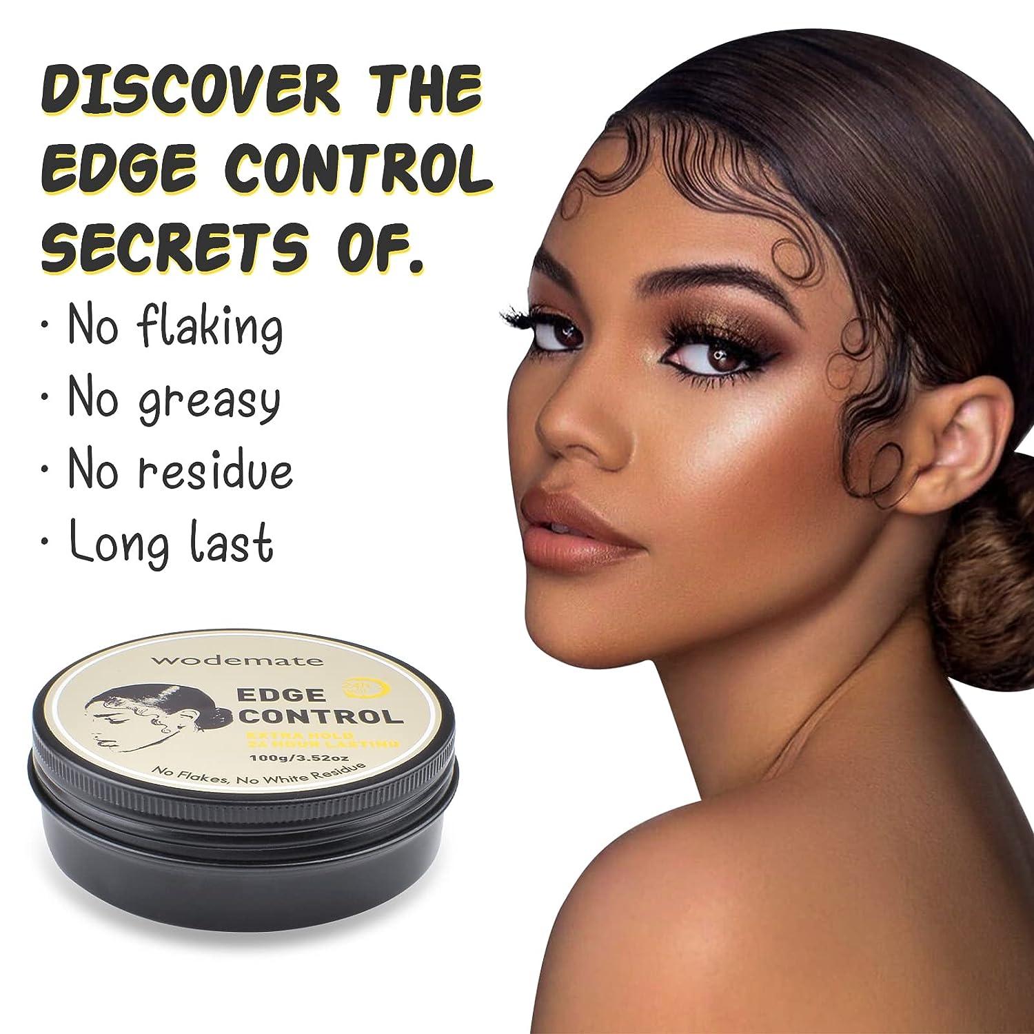 UIIOPJIOM Edge Control Wax for Women Strong Hold Nongreasy Smoother