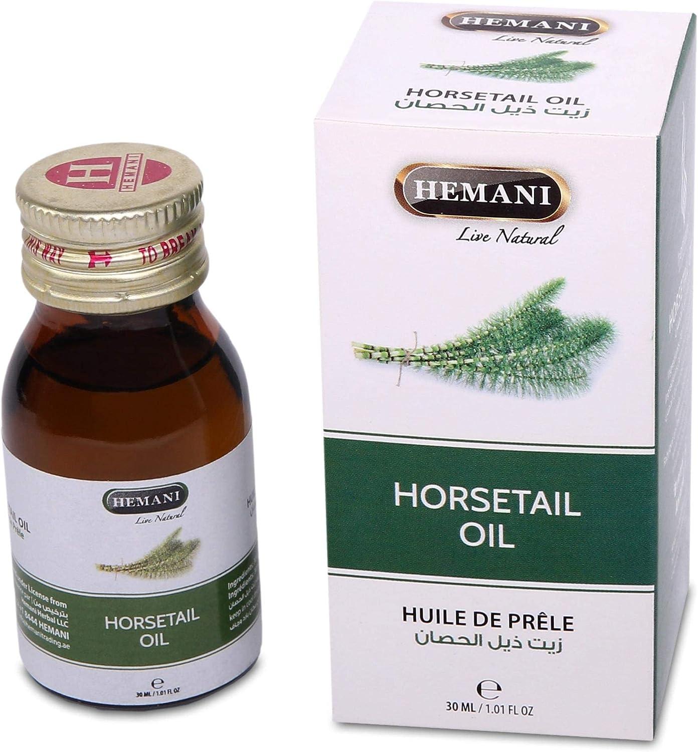 Hemani Horsetail Oil 30mL Promotes Hair Growth Strengthens and