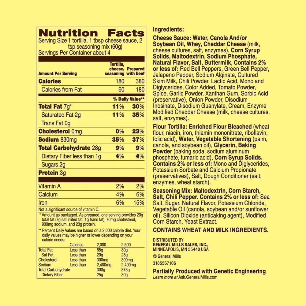 Old El Paso Soft Taco Bake Dinner Kit 8.4 oz Box Pack of 6