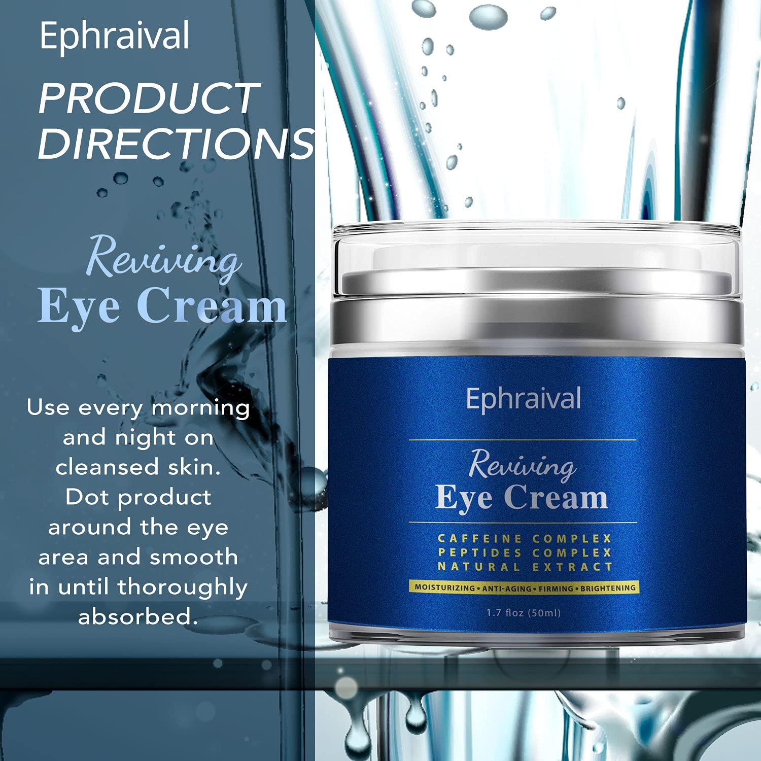 Men's Eye Cream, Eye Cream for Dark Circles and Puffiness, Antiaging