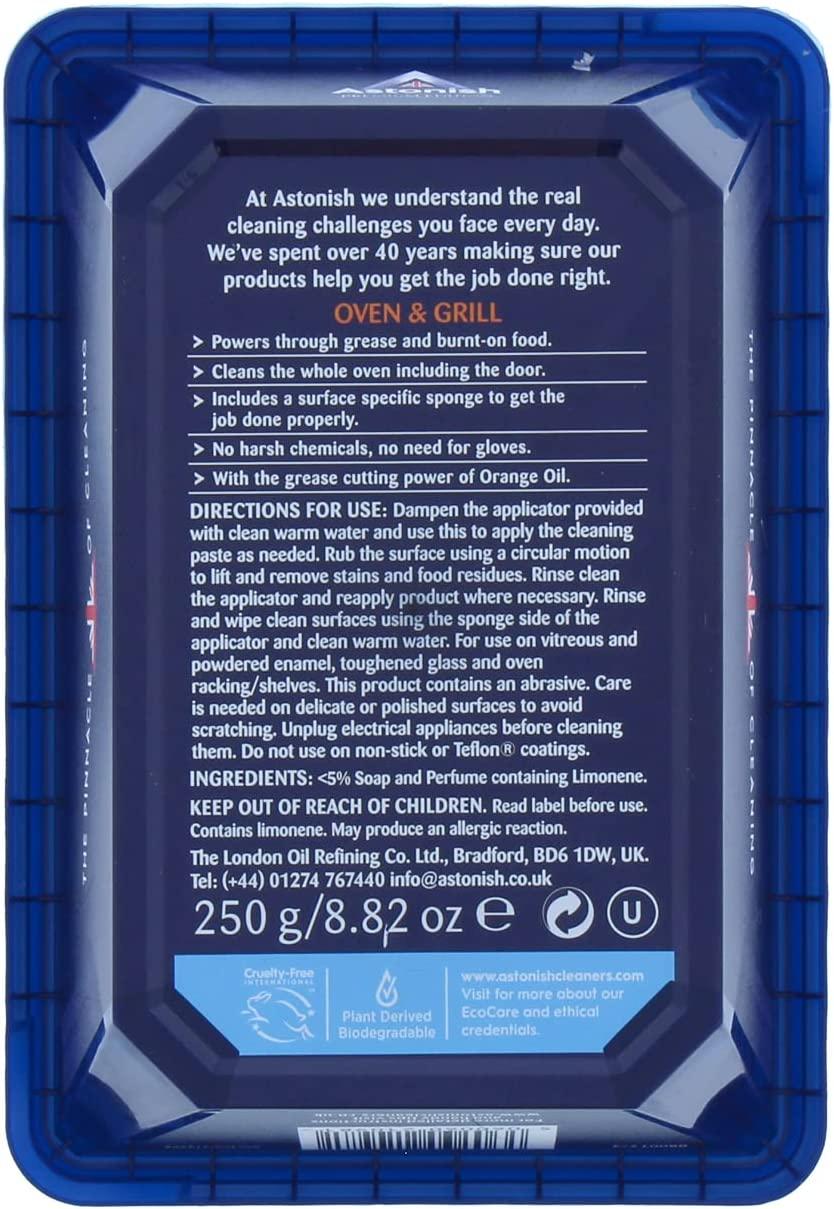 Astonish Specialist Oven & Grill Cleaner & Sponge, 250g