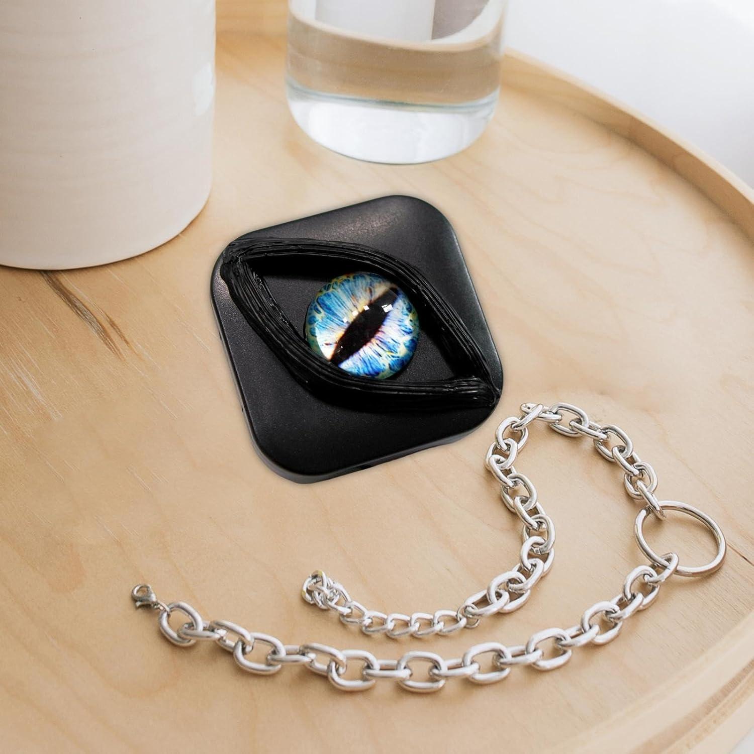 Unique Light Blue Contact Lens Container - Stylish Storage Box for ...