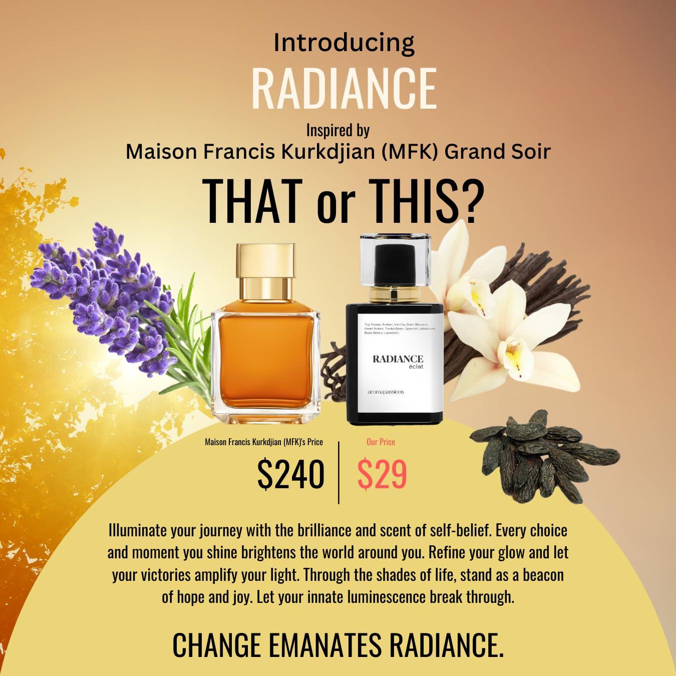 RADIANCE Inspired by (MFK) GRAND SOIR Pheromone Perfume for