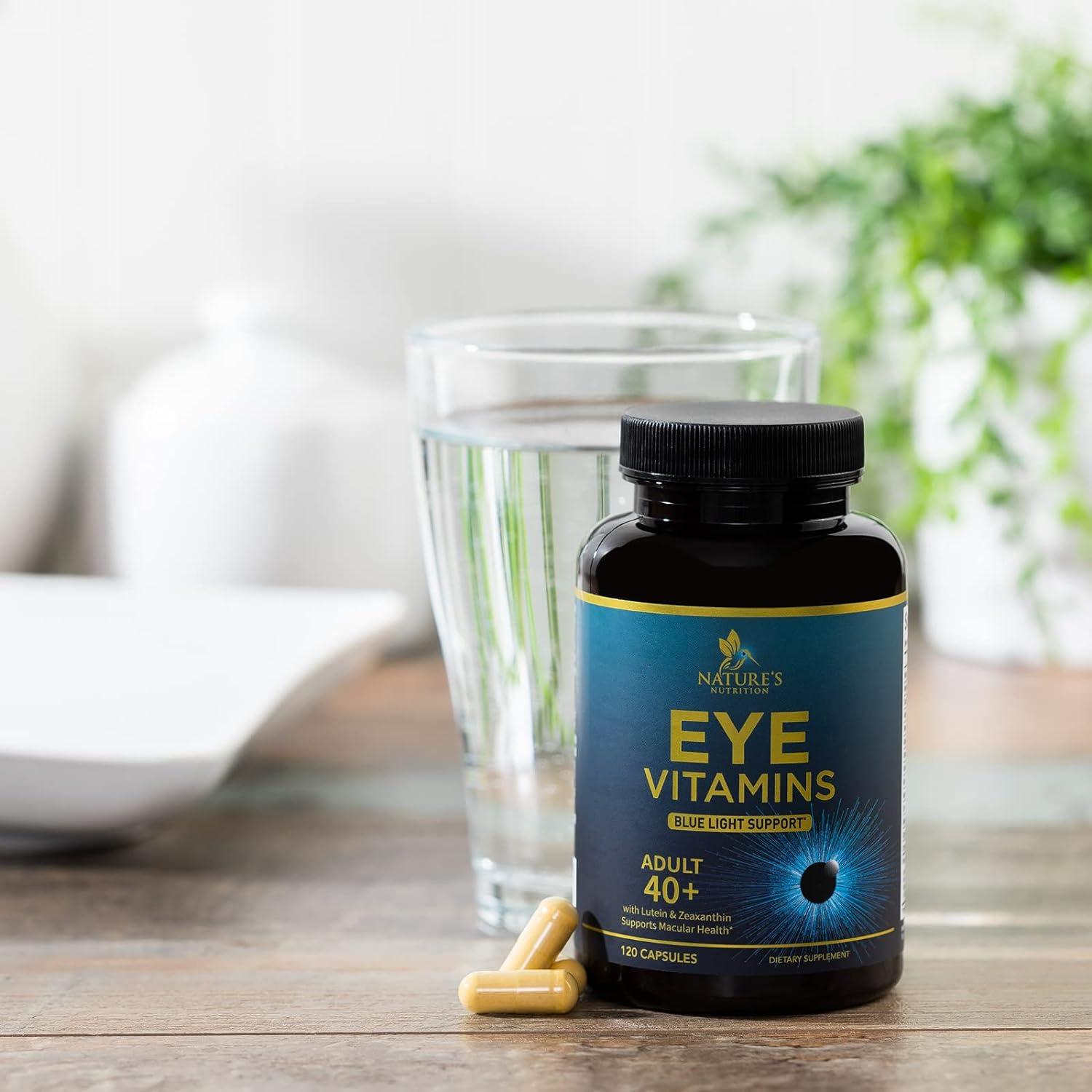 Eye Vitamins Eye Vitamin & Mineral Supplement Contains Lutein