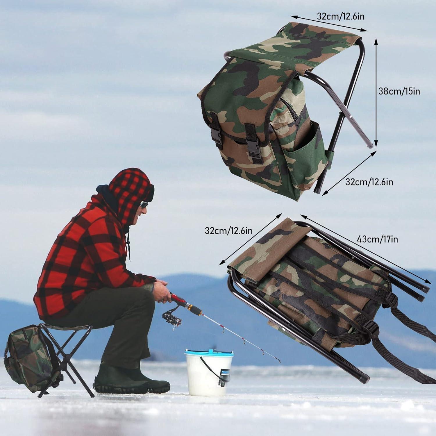Dr.Fish Ice Fishing Rod and Reel Combo Ice Fishing Gear Pole Ice
