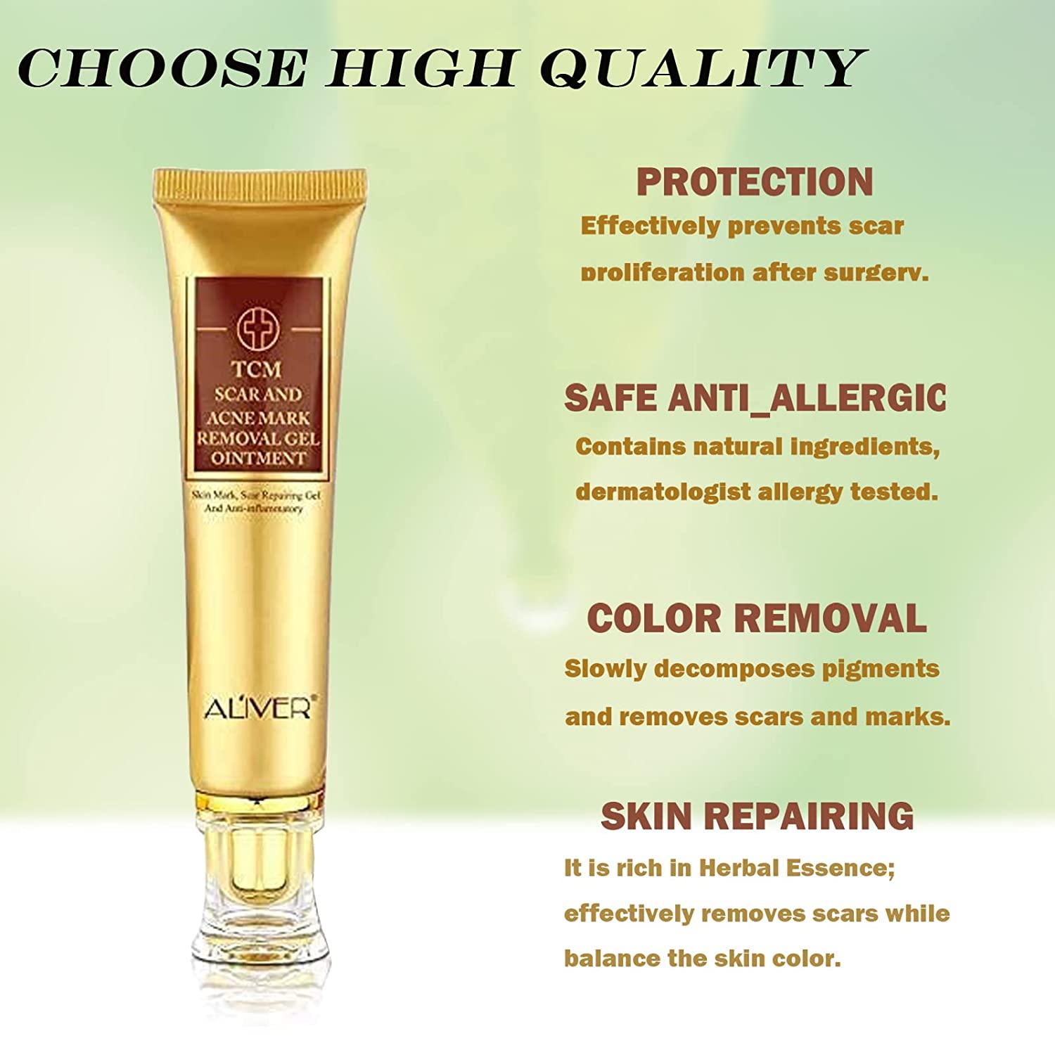 3 Pack TCM Scar Removal Cream for Surgical Scars, Acne Treatment, Burns