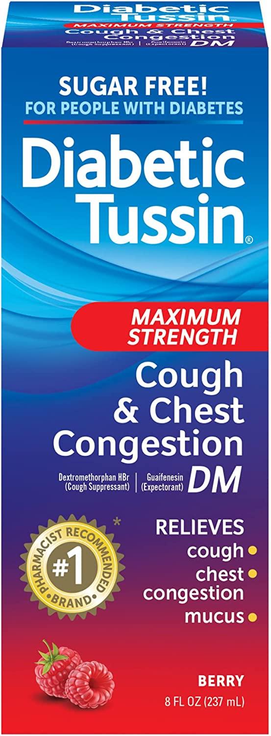 Diabetic Tussin DM Maximum Strength Cough Medicine with Chest